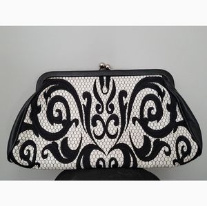 WHBM fabric clutch